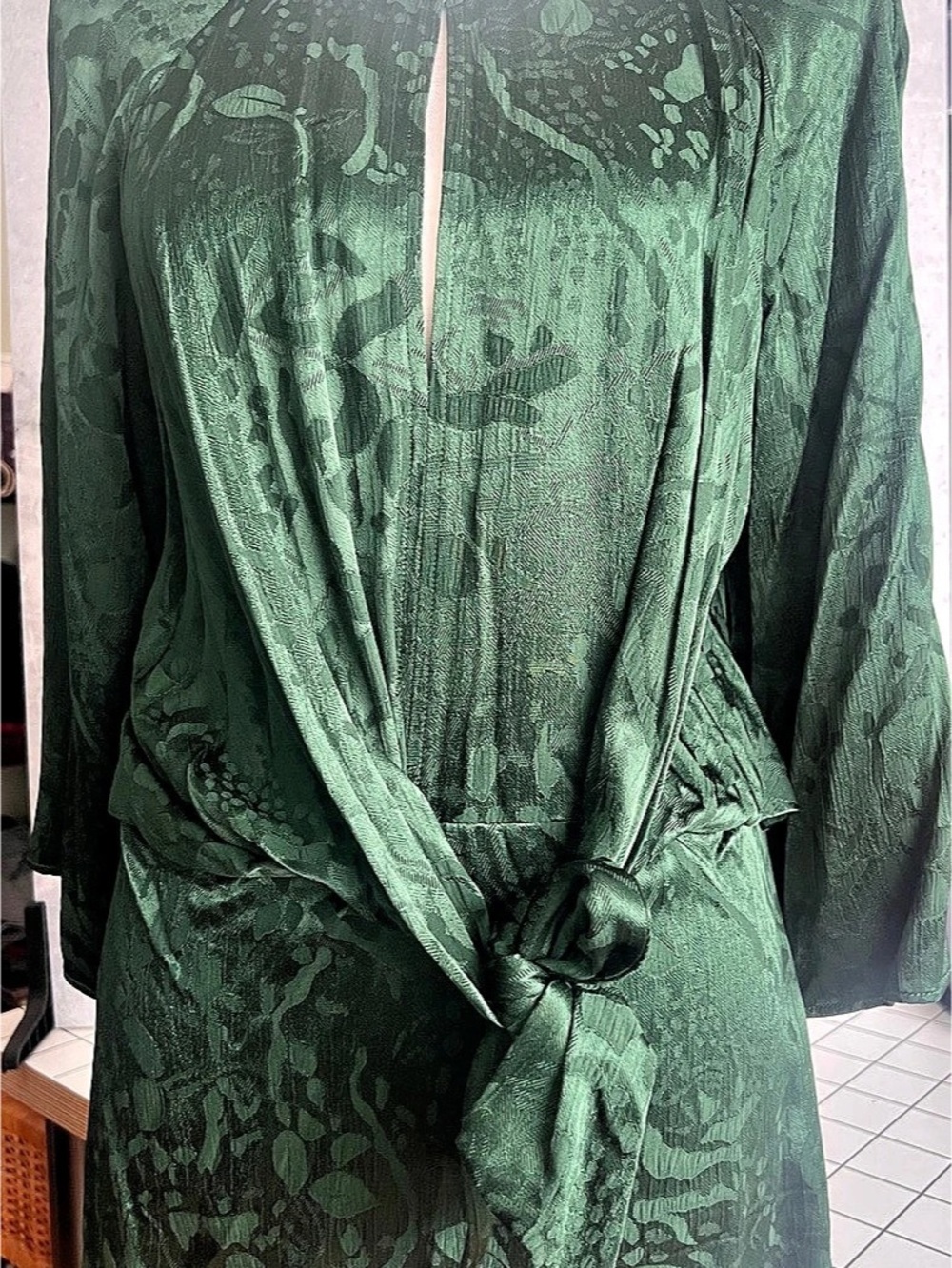 Zara Green Top NWOT Size S